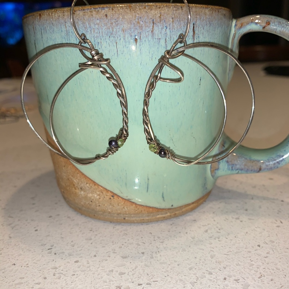 Hoop earrings